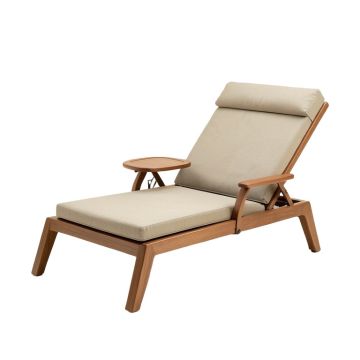 Abilene Reclining Sun Lounger Set With Table