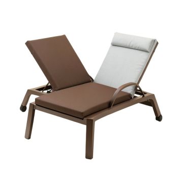 Capavella Beach Yard Pool Adjustable Reclining Chaise Lounge