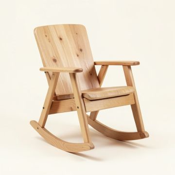 Rocky Rocking Chair (synthetic illustration; no displayed measurements)
