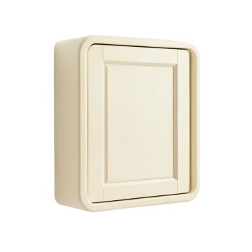 River Crest Wall-Mounted Entry Cabinet - Cream