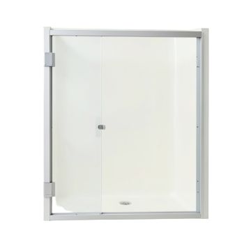 Coraline 60 '' X 60 '' Single Sliding Frameless Tub Door