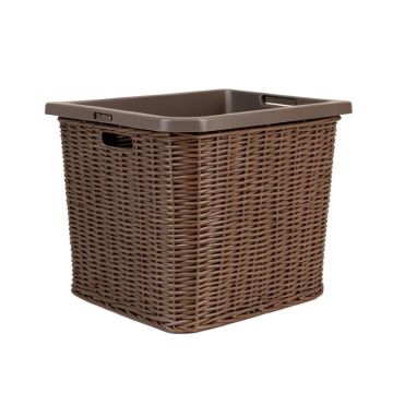 Java Wicker Outdoor 99 Gallon Resin Deck Box
