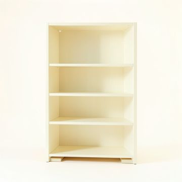 Lake Brook Freestanding Bookcase - Ivory (synthetic illustration; no displayed measurements)