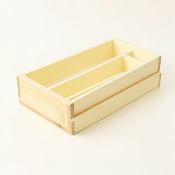 Hill Bridge Empty Pantry Drawer Organizer Insert - Cream (synthetic illustration; no displayed measurements)