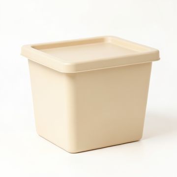 Rowan Dale Closed Outdoor Storage Box - Beige (synthetic illustration; no displayed measurements)