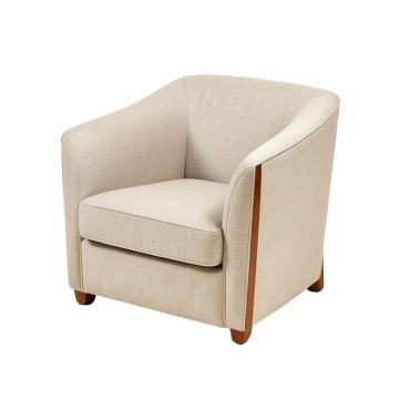Priolo 32 '' Wide Linen Balloon Chair