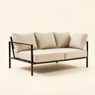 Neasden Patio Sofa With Cushions (synthetic illustration; no displayed measurements)