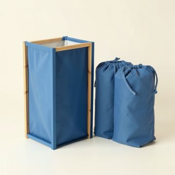 Field Bend Laundry Sorting Station With Plain Removable Bags - Blue (synthetic illustration; no displayed measurements)