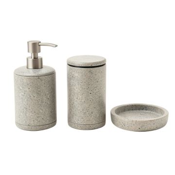 Woodrow Onyx 5 Piece Bathroom Accessory Set