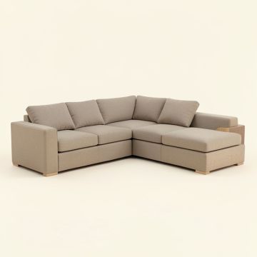 Elosie 123 '' Wide Left Hand Facing Modular Sofa & Chaise (synthetic illustration; no displayed measurements)