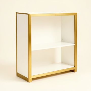 Striegel 70.87 '' H X 39.37 '' W Geometric Bookcase (synthetic illustration; no displayed measurements)
