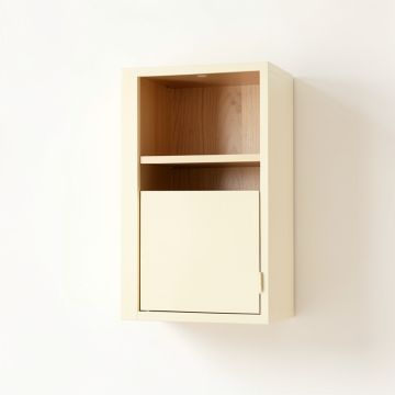 Aspen Dell Wall-Mounted Entry Cabinet - Cream (synthetic illustration; no displayed measurements)