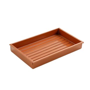 Shore Brook Empty Under-Desk Cable Tray - Terracotta