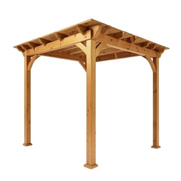 Cedar New Dawn 12 Ft. W X 3 Ft. D Solid Wood Pergola