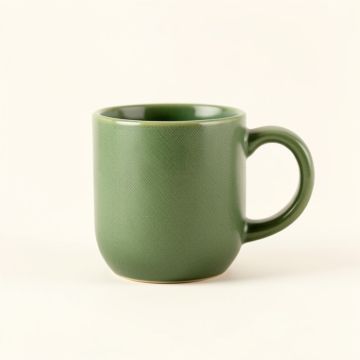 River Brook Ceramic Mug - Green (synthetic illustration; no displayed measurements)