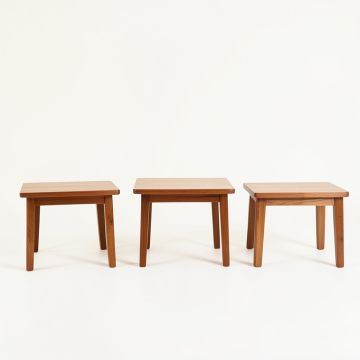 Lambalot Wood 3 Piece Coffee Table Set (synthetic illustration; no displayed measurements)