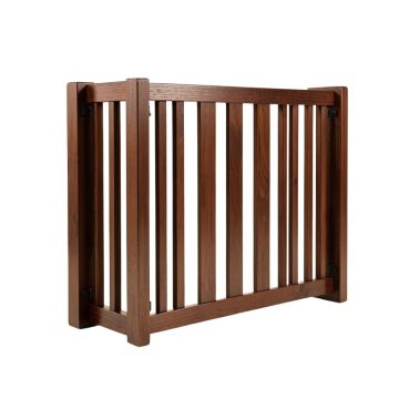 Ignacio Wooden Free Standing Pet Gate