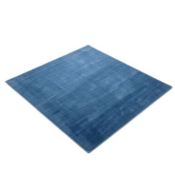 Benes Hand-Tufted Faux Blue Area Rug