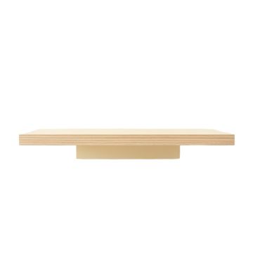 Slate Bend Wall-Mounted Shelf - Cream