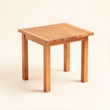 Clay Branch Compact Balcony Table - Terracotta (synthetic illustration; no displayed measurements)
