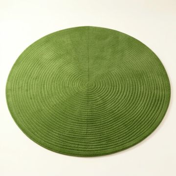 Laurel Brook Round Area Rug - Green (synthetic illustration; no displayed measurements)