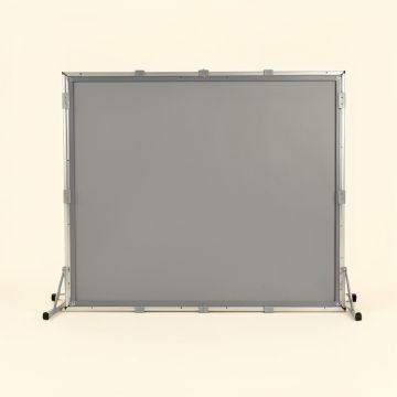 Yardmaster2 Gray Portable Folding Frame Projector Screen (synthetic illustration; no displayed measurements)