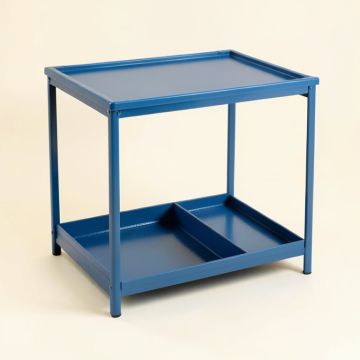 Cove Bend Empty Coffee-Station Organizer - Blue (synthetic illustration; no displayed measurements)