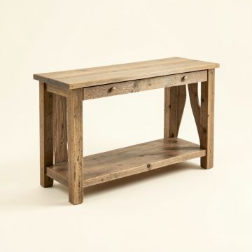 Mari Rustic Console Table (synthetic illustration; no displayed measurements)
