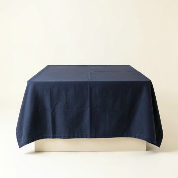 Cliff Dell Flat Bed Sheet - Navy (synthetic illustration; no displayed measurements)