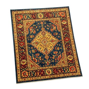 Bohemian Oriental Blue/Yellow/Red Area Rug