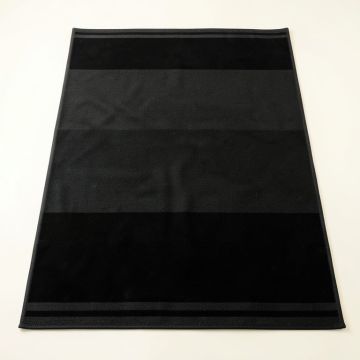 Maple Brook Rectangular Outdoor Rug - Black (synthetic illustration; no displayed measurements)