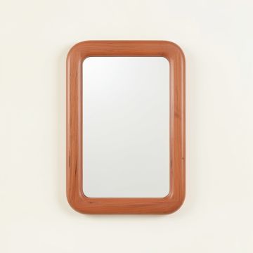 Spruce Bluff Framed Wall Mirror - Terracotta (synthetic illustration; no displayed measurements)