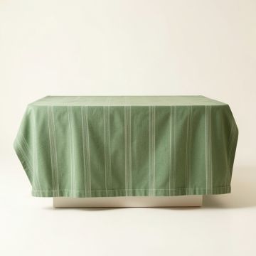Aspen Dell Flat Bed Sheet - Green (synthetic illustration; no displayed measurements)