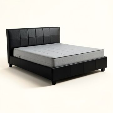 Derek Upholstered Low Profile Standard Bed (synthetic illustration; no displayed measurements)