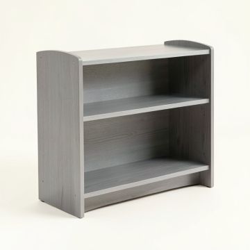 Oak Bridge Desktop Shelving Unit - Gray (synthetic illustration; no displayed measurements)