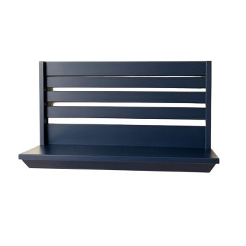 Clay Crest Wall-Mounted Entryway Organizer Shelf - Navy