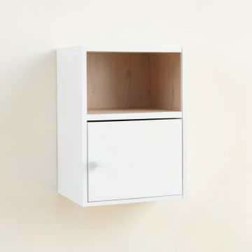 Field Dell Wall-Mounted Entry Cabinet - White (synthetic illustration; no displayed measurements)