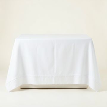 Lake Falls Flat Bed Sheet - White (synthetic illustration; no displayed measurements)