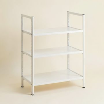 Cliff Branch Empty Countertop Canister Rack - White (synthetic illustration; no displayed measurements)