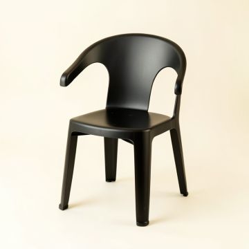Cove Bend Small Chair - Black (synthetic illustration; no displayed measurements)
