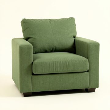 Cliff Dale Upholstered Armchair - Green (synthetic illustration; no displayed measurements)