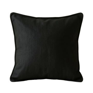 Field Bend Filled Accent Pillow - Black