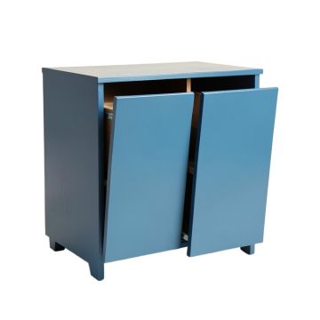 Field Canyon Freestanding Pull-Out Hamper Cabinet - Blue (synthetic illustration; no displayed measurements)