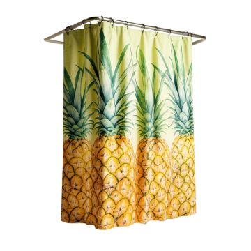 Heinen Pineapple Toss Single Shower Curtain