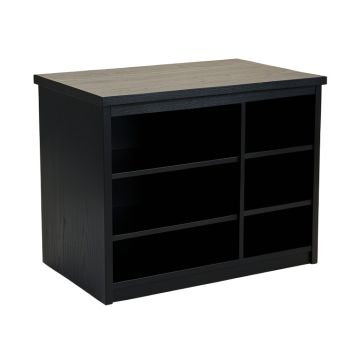 Olive Bridge Empty Countertop Canister Rack - Black