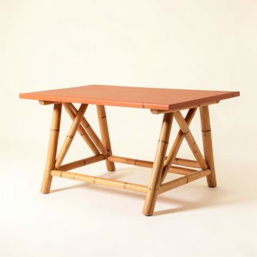 Lake Crossing Empty Workshop Workbench - Terracotta (synthetic illustration; no displayed measurements)