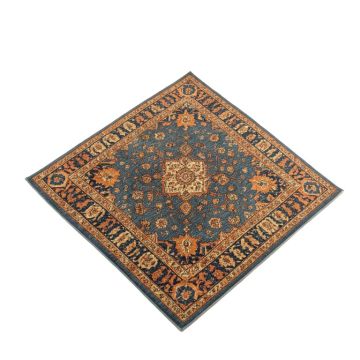 Arteaga Oriental Blue/Orange Area Rug