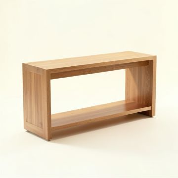 Donohoo Solid Wood Console Table (synthetic illustration; no displayed measurements)