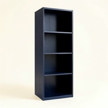 Willow Bluff Narrow Cubby Tower - Navy (synthetic illustration; no displayed measurements)