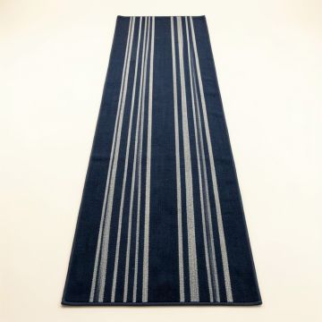 Juniper Bluff Narrow Runner Rug - Navy (synthetic illustration; no displayed measurements)